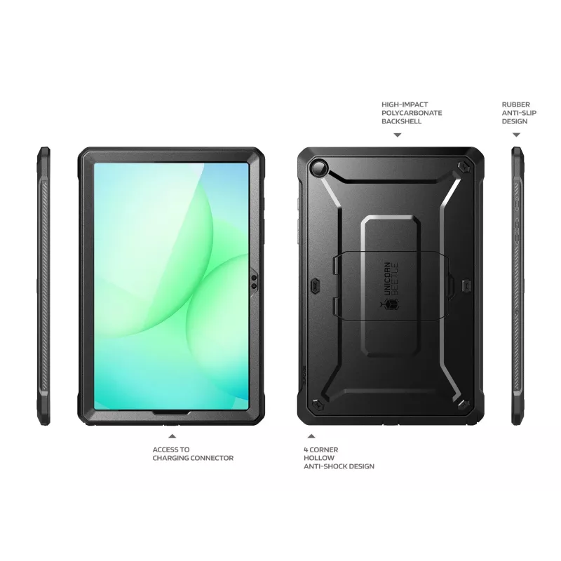 Supcase Unicorn Beetle Pro Capa resistente para Samsung Galaxy Tab A11+ 11,0 (X230/X235/X236), preta