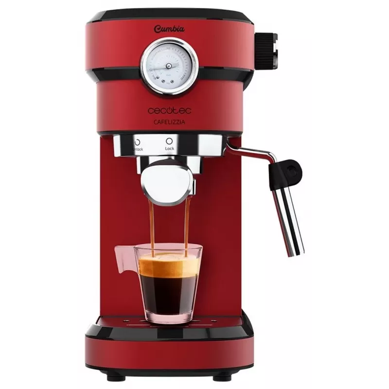 Máquina de café expresso Cecotec Cafelizzia 790 Shiny Pro, 20 bar, 1350 W, preto