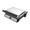 Cecotec Rock'nGrill Multi 2400 UltraRapid 2400W grelhador elétrico de contacto com revestimento antiaderente RockStone, termostato ajustável, placas removíveis, adequado para máquina de lavar louça, aço inoxidável