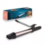 Modelador de caracóis Cecotec SurfCare Curly Hair 25mm cerâmica com queratina e óleo de argão 120-200°C ecrã LCD 40W