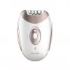 Depiladora Cecotec Bamba SkinCare Depil-Action com 32 pinças, molhado e seco, luz LED, 2 velocidades, recarregável, sem fios, inclui 7 acessórios, bolsa de viagem, prateado