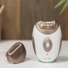 Depiladora Cecotec Bamba SkinCare Depil-Action com 32 pinças, molhado e seco, luz LED, 2 velocidades, recarregável, sem fios, inclui 7 acessórios, bolsa de viagem, prateado