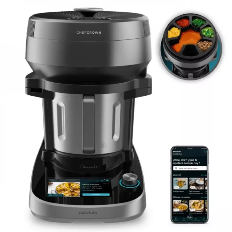 Robot de cozinha multifunções Cecotec Mambo CooKing Unique 1700 W