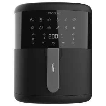 Fritadeira de ar quente Cecotec Cecofry Bombastik 6000 6 L preta