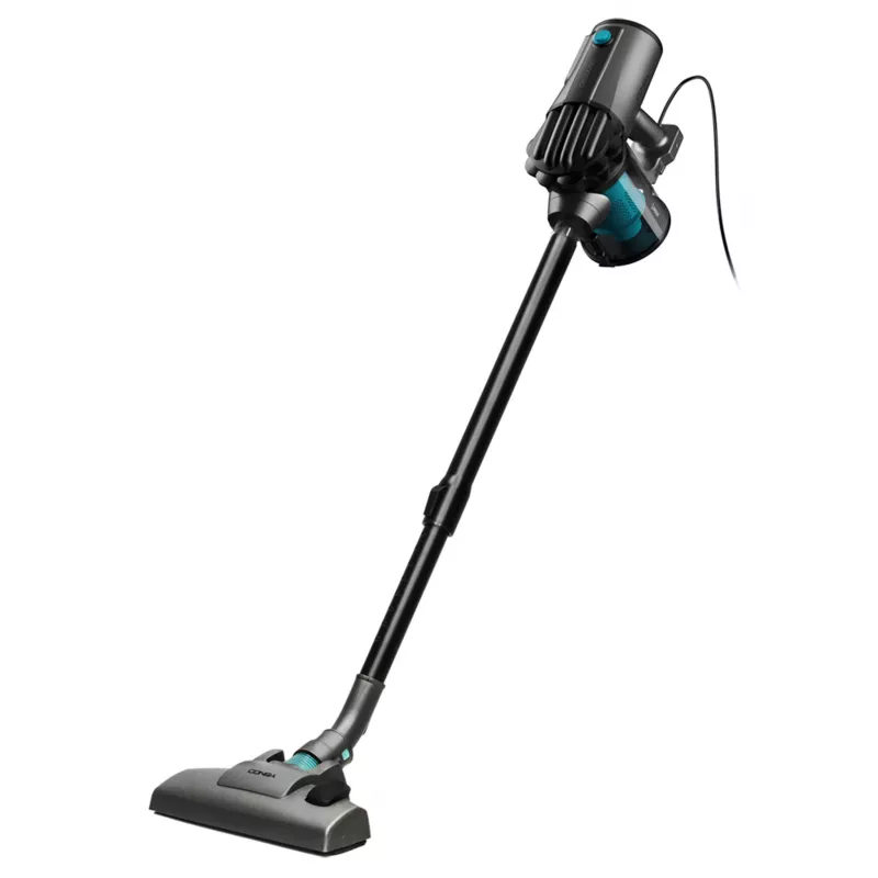 Aspirador vertical e de mão 2 em 1 Cecotec Conga Thunderbrush 560, 600 W, ciclónico, sem saco, com fio, cabo de 6 m, escova motorizada, branco