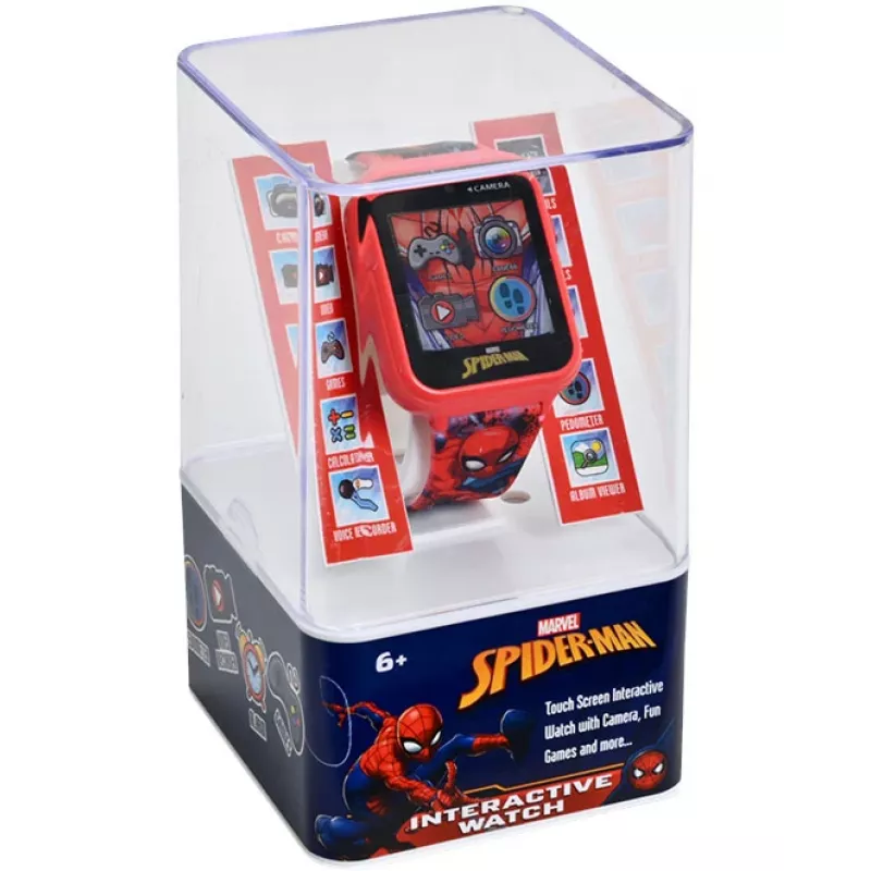 Relógio eletrónico LCD para criança KIDS Spider-Man com jogos e câmara SPD4588J