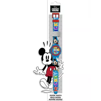 Relógio digital infantil Mickey Mouse MK4164