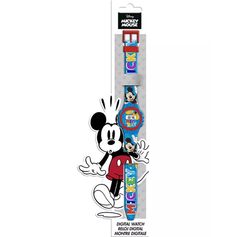 Relógio digital infantil Mickey Mouse MK4164