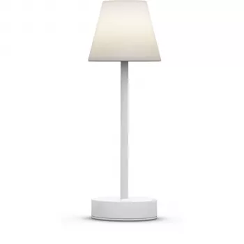 Candeeiro de mesa com bateria New Garden Lola Slim 30 branco