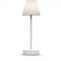 Candeeiro de mesa com bateria New Garden Lola Slim 30 branco