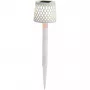 Espeto de jardim solar New Garden Gretita 4 unidades branco