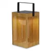 Lanterna solar recarregável NewGarden Okinawa bambu
