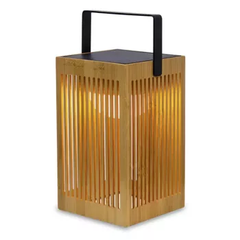 Lanterna solar recarregável NewGarden Okinawa bambu