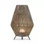 Candeeiro de pé LED com bateria NewGarden Conta 70 taupe cinzento