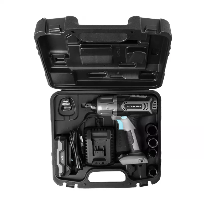 Berbequim de percussão aparafusador com bateria Cecotec Cecoraptor Perfect Impact 2020 Ultra 20V 2x2,0Ah Li-Ion