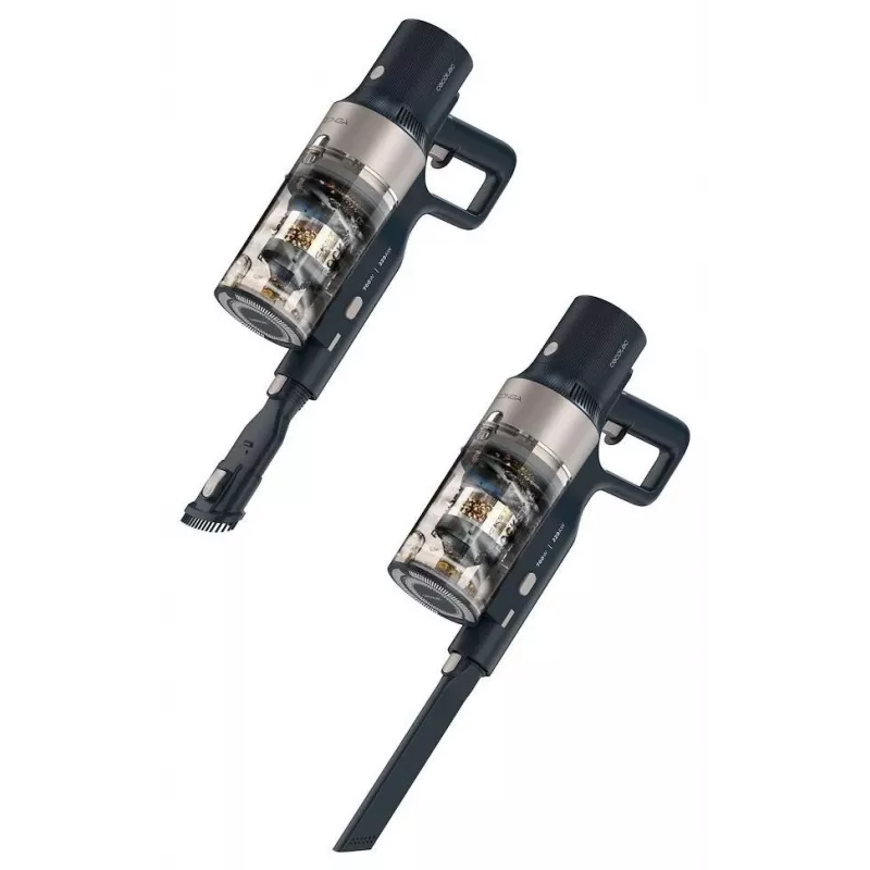 Aspirador com bateria 3 em 1 Cecotec Conga Rockstar 5500 Hurricane Station Flex, 26 kPa, 680 W, 90 min de autonomia, iões de lítio