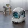 Cecotec Pumba 7000 CleanKitty Pá para Areia de Gato Autolimpante Compacta Conectada, Wi-Fi, Depósito de Resíduos 10L, Capacidade de Areia 6L, Rotação Automática, Sensores de Segurança, App para Smartphone