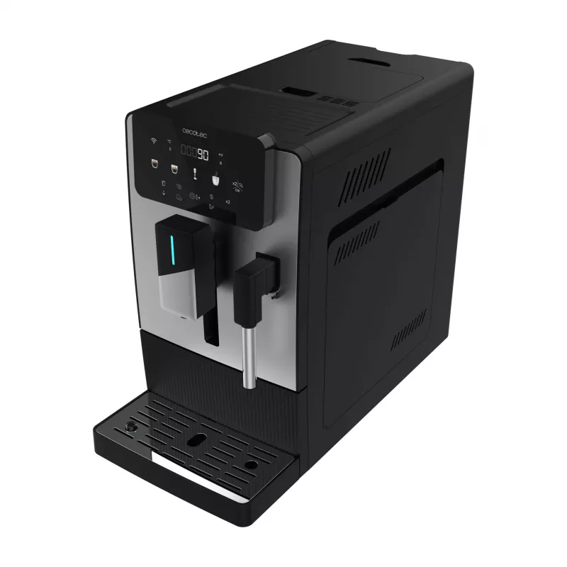Máquina de café expresso semiautomática Cecotec Cremmaet Steam, 20 bar, 1100 W, 1,5 L, preto/prateado