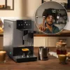Máquina de café expresso semiautomática Cecotec Cremmaet Steam, 20 bar, 1100 W, 1,5 L, preto/prateado
