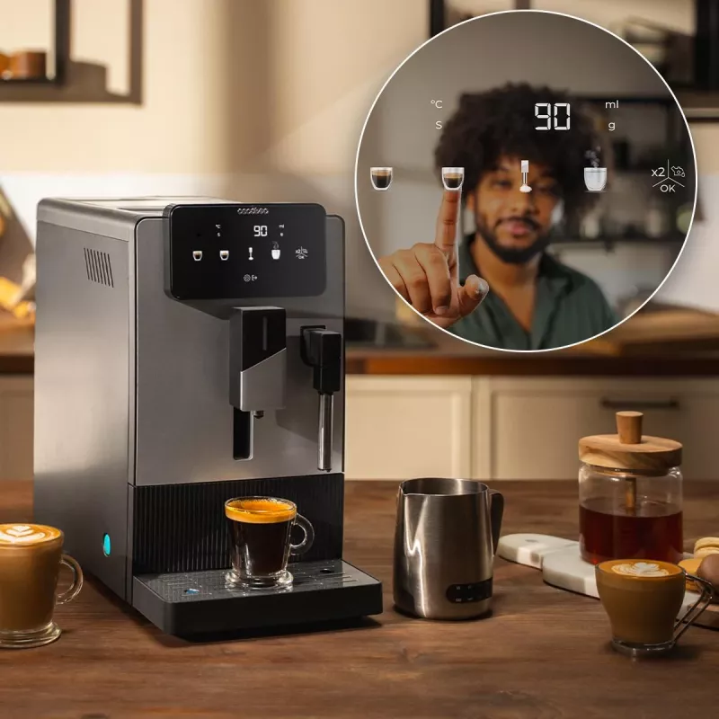 Máquina de café expresso semiautomática Cecotec Cremmaet Steam, 20 bar, 1100 W, 1,5 L, preto/prateado