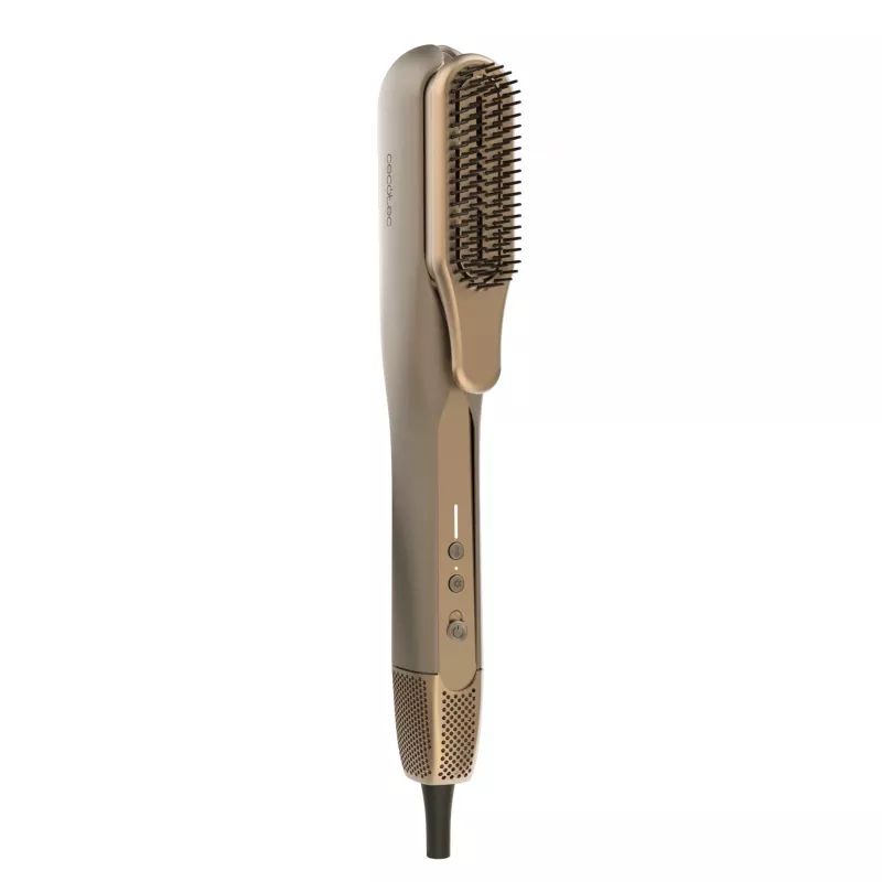 Alisador e secador de cabelo Cecotec AirLisse 2em1 ForceDry Duo, preto/rosé gold