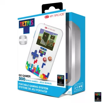 Consola de jogos portátil DreamGEAR My Arcade Go Gamer Tetris (DGUNL-7029) - preto/vermelho