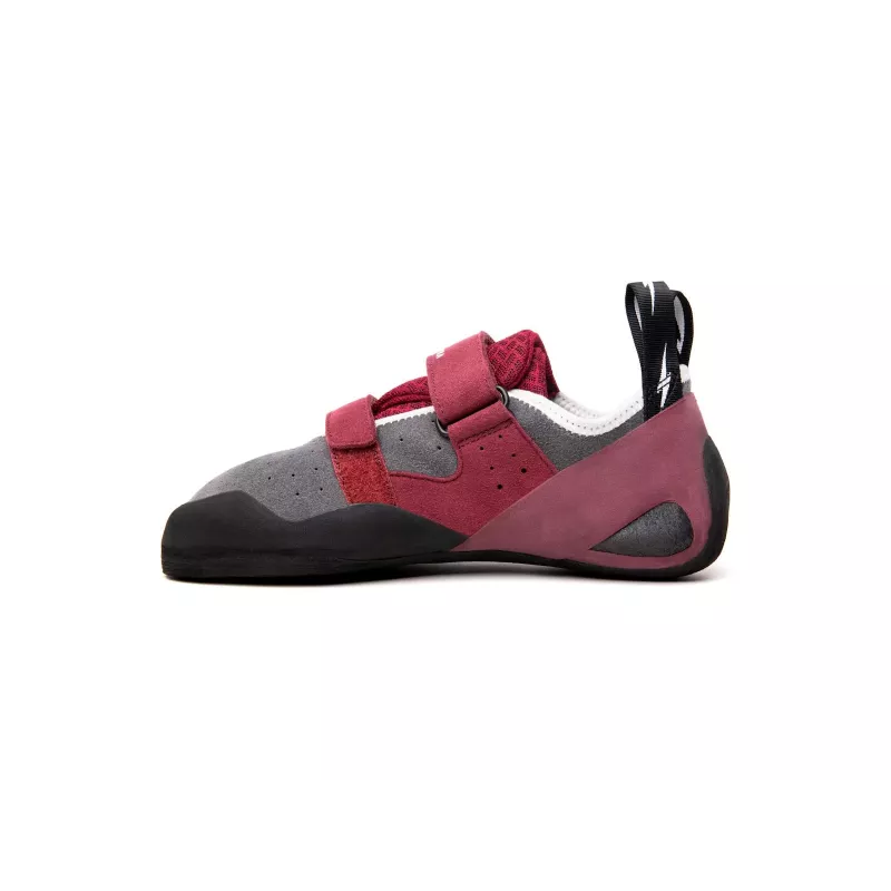 Sapatos de escalada Evolv Elektra - Cinzento/Merlot