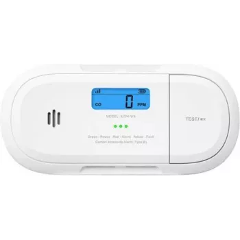 Detetor de monóxido de carbono X-Sense XC04-WX com ecrã LCD, 10 anos de duração da pilha, certificado UL 2034