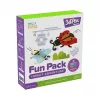 Filamentos myFirst 3dPen Make Fun Pack Insect Adventure - conjunto criativo para caneta 3D: 5 moldes, 17 fios de filamento PCL (34 m), módulo de carro pull-back, película termoplástica
