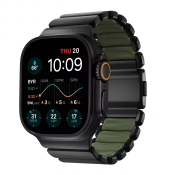 Pulseira Nomad Stratos Titanium Black 49mm Forest