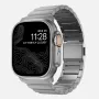 NOMAD Titanium Band V3 - Bracelete em metal escovado Natural Titanium para Apple Watch 46mm/49mm