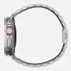 NOMAD Titanium Band V3 - Bracelete em metal escovado Natural Titanium para Apple Watch 46mm/49mm