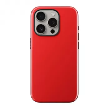 Capa desportiva Nomad para iPhone 15 Pro - Night Watch Red