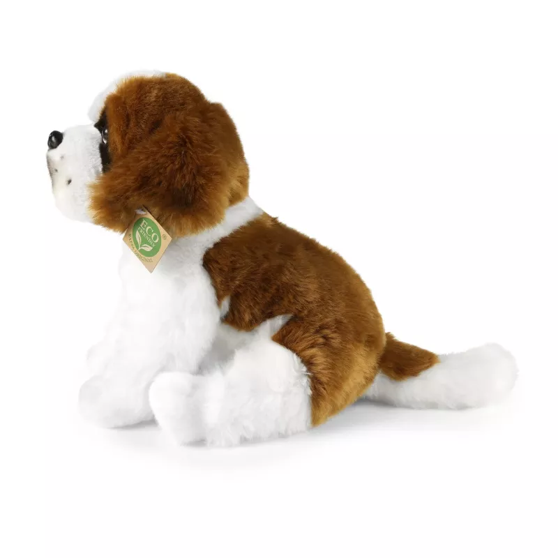Rappa Peluche ecológico de cão São Bernardo, sentado, 30 cm, castanho/branco/preto