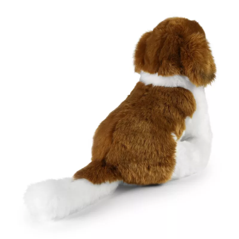 Rappa Peluche ecológico de cão São Bernardo, sentado, 30 cm, castanho/branco/preto