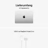 Apple MacBook Pro 14 M5 Prateado, CPU M5 10-Core, GPU 10-Core, 24 GB RAM, 1 TB SSD, Layout de Teclado Alemão, Vidro Nano-Texture (Z1KN_5_DE_CTO)