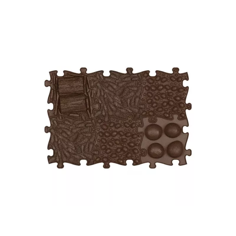 Conjunto de tapetes sensoriais ortopédicos Muffik 6-in-1 Eco Forest 6 tapetes puzzle MFK-024