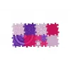 Conjunto de tapetes sensoriais ortopédicos Muffik 11-in-1 rosa 11 peças puzzle tapete sensorial MFK-063