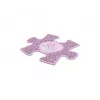 Conjunto de tapetes sensoriais ortopédicos Muffik 11-in-1 rosa 11 peças puzzle tapete sensorial MFK-063