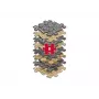 Conjunto de tapetes sensoriais ortopédicos Muffik 8-in-1 natural 8 peças puzzle MFK-065