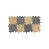 Conjunto de tapetes sensoriais ortopédicos Muffik 8-in-1 natural 8 peças puzzle MFK-065