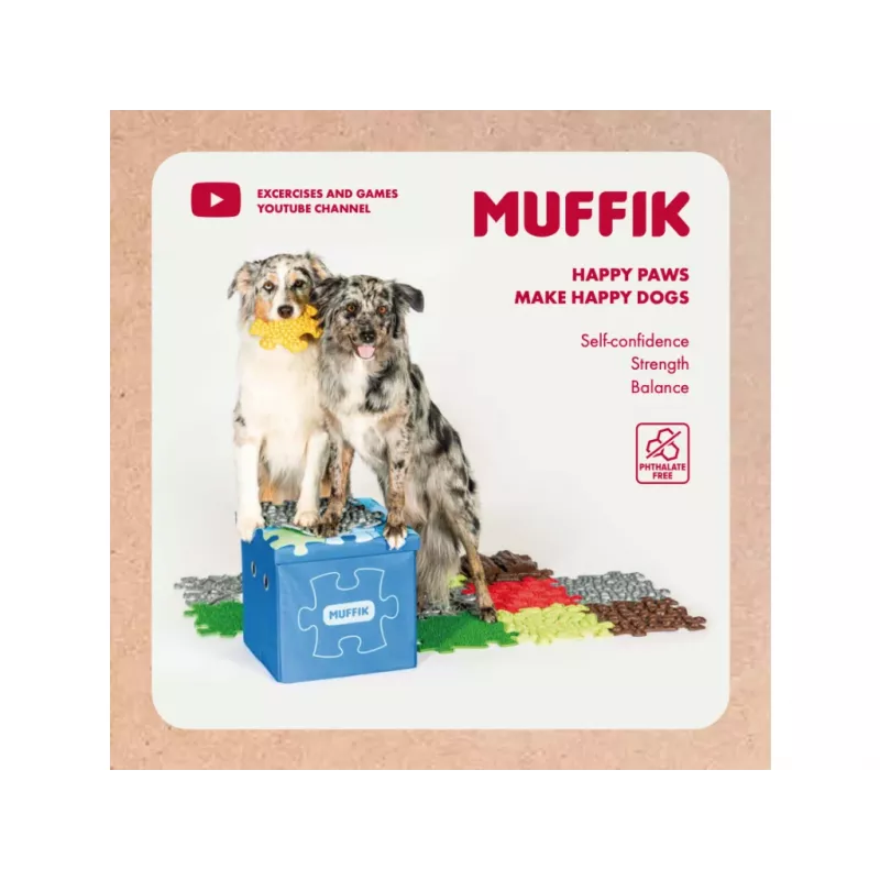 Conjunto de tapetes sensoriais ortopédicos Muffik 8-in-1 para cães MFK-069