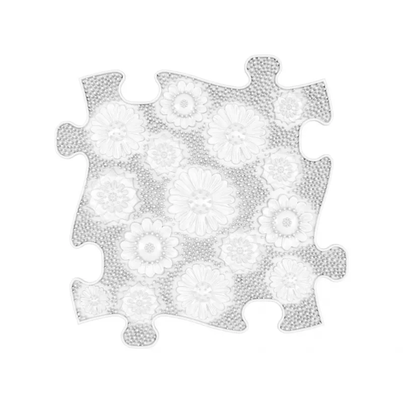 Conjunto de tapetes sensoriais ortopédicos Muffik 6-in-1 bebé preto e branco 6 tapetes puzzle jogo sensorial Muffik MFK-023-3