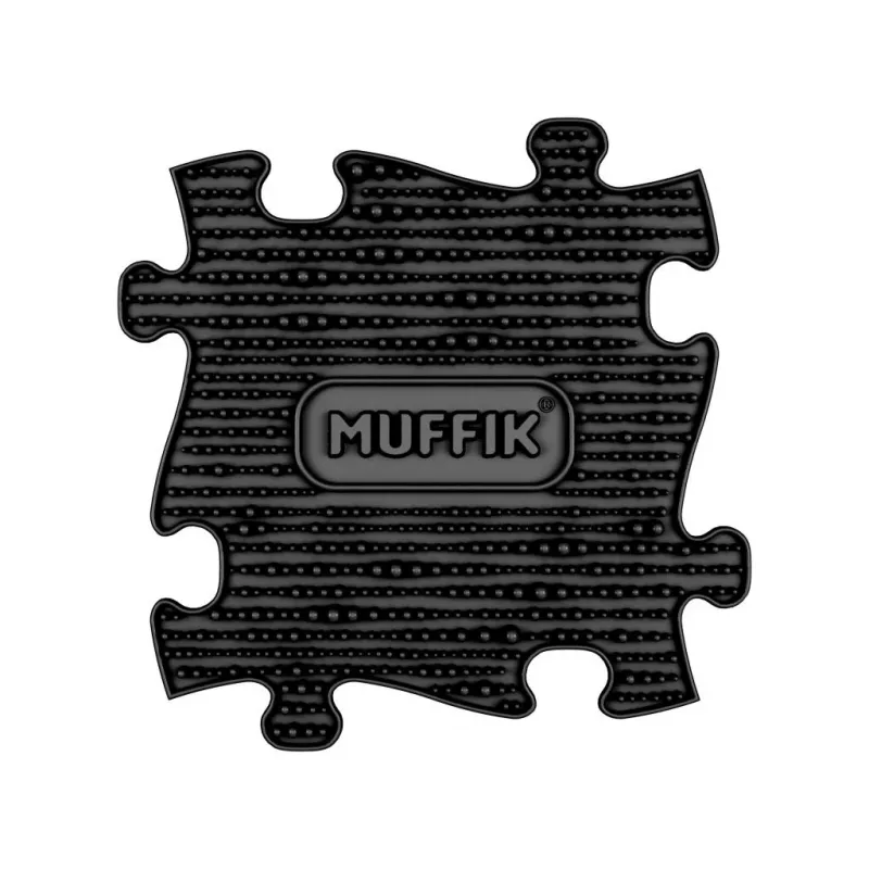 Conjunto de tapetes sensoriais ortopédicos Muffik 6-in-1 bebé preto e branco 6 tapetes puzzle jogo sensorial Muffik MFK-023-3