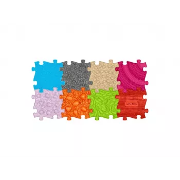 Conjunto de tapetes sensoriais ortopédicos 8-in-1 médio 8 tapetes puzzle Muffik MFK-020-01