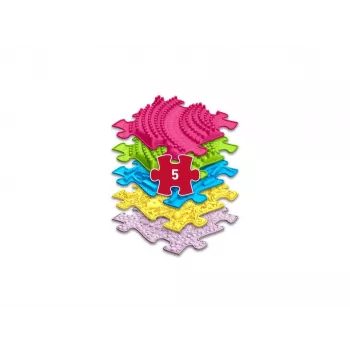 Conjunto de tapetes sensoriais ortopédicos Muffik 5-in-1 médio 5 peças puzzle