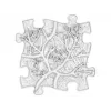 Conjunto de tapete sensorial ortopédico Muffik 6-in-1 médio 6 peças puzzle tapete sensorial MFK-109