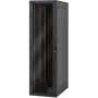 TRITON RMA-42-A66-BAX-N1 armário de chão de 19 polegadas 42U 600x600 mm, preto, porta de vidro, 800 kg