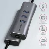 AXAGON HMA-GL3AP Hub Multiporta USB 3.0 Type-A Gbit LAN 3x USB-A