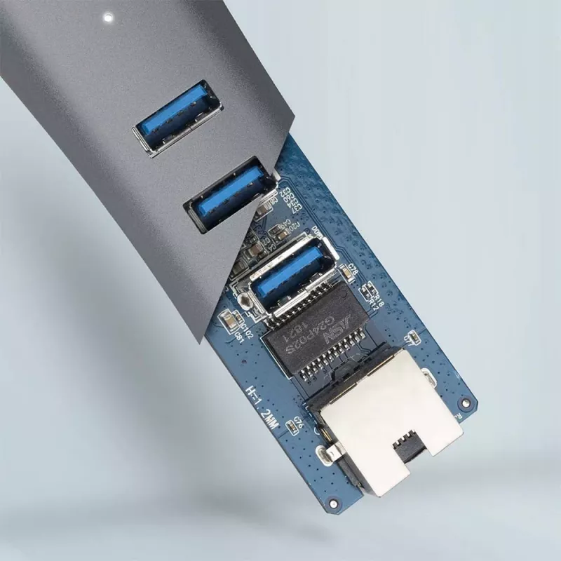 AXAGON HMA-GL3AP Hub Multiporta USB 3.0 Type-A Gbit LAN 3x USB-A